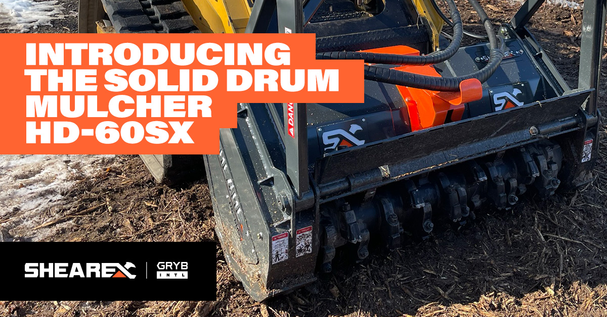 Introducing the Shearex Solid Drum Mulcher HD-60SX